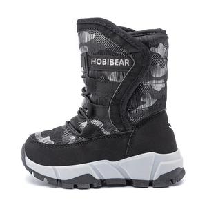 Детские утепленные ботинки Kids HOBIBEAR, черный