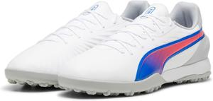 Мужские футбольные бутсы PUMA, белый/синий/светло-серый