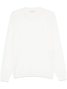 MORDECAI логотип-интарсия свитер, белый