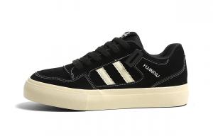 HUANQIU Скользоустойчивые амортизирующие кроссовки с противоскользящими свойствами мужские низкие черные [со скрытым каблуком], цвет Black[Hidden Wedge]