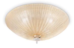 Встраиваемый настенный светильник Ideal Lux Wandleuchte Shell, золото - стекло - 50 х 20 х 50 см