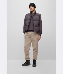 Свитшот мужской Hugo с логотипом бренда, серый