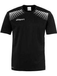 Спортивная футболка Goal Polyester Training T-Shirt черного цвета uhlsport