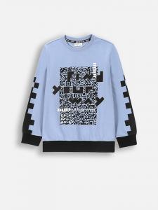 Coccodrillo Толстовка светло-голубого/черного цвета