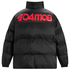 404MOB GANG Стеганая куртка унисекс, Черный (издание в подарочной упаковке)