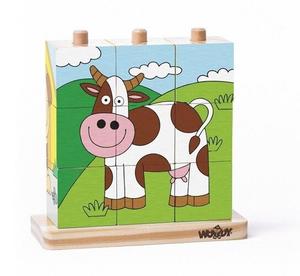 Древесные, кубические блоки Woody