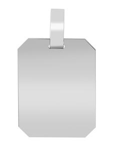 Adeliás Кулон унисекс - гравированный кулон из серебра 925 пробы