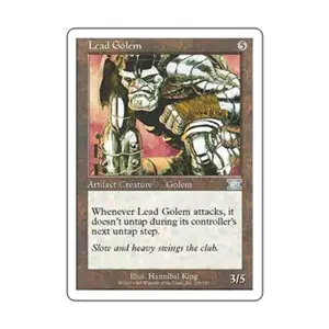 CCG Свинцовый голем (U), MTG - 6th Edition (Classic)