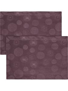 Erwin Müller Жаккардовые салфетки из смесовой хлопковой ткани, набор из 2 штук, цвет Calvia, сиреневый
