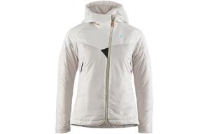 Женская пуховая куртка Alv Klattermusen, cream серый/серебро creme