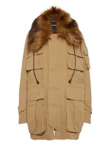 Парка с меховым воротником DSQUARED2, нейтральный