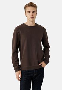 Толстовка Koton CREW NECK, Brown