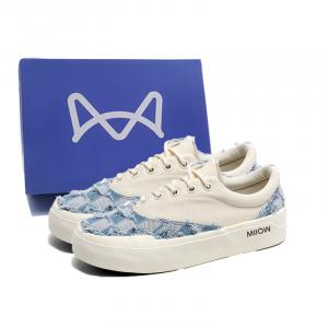 Нескользящие износостойкие низкие кроссовки для скейтбординга унисекс MIIOW, Blue Box