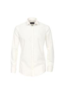 Мужская деловая рубашка однотонного современного кроя CASAMODA, цвет Champagner