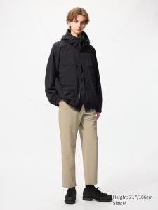 Теплые эластичные брюки (укороченные) Uniqlo, 32 beige