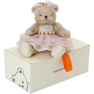 BOWEN BEAR Плюшевый мишка свадебное платье совместный медведь pink brown сюрприз двойная кукла плюшевая кукла 30см высота