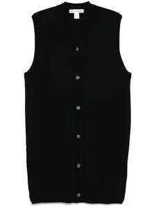 Кардиган без рукавов Comme Des Garcons Shirt, черный