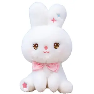 FKOFR Плюшевая кукла милый белый кролик высота 24см