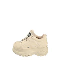 Классические женские низкие кожаные кроссовки Buffalo Boots, Cream