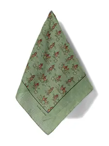 Льняная бандана с конным принтом Polo Ralph Lauren, зеленый