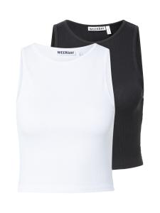 Топ WEEKDAY, Black/White