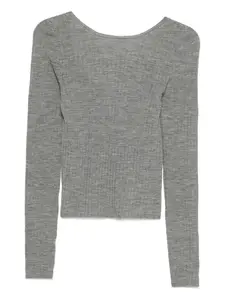 Джемпер с вырезом на спине Tela, серый