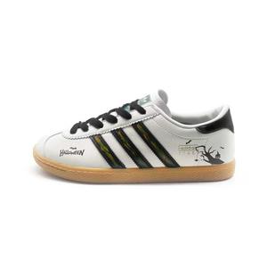 Adidas Originals Черно-белые кроссовки Stadt Ghost Cushioning низкие немецкие армейские унисекс бело-черные