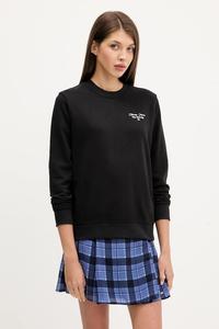 Хлопковая толстовка Tommy Jeans, черный