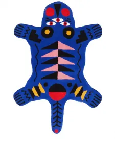 Коврик Oggian Panther большого размера Qeeboo, синий