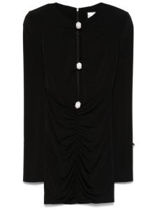 Платье мини с кристаллами NISSA, черный