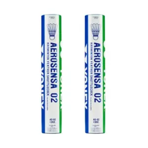 AS 02EX воланчик из утиного пера 12 штук утиное перо средняя жесткость воланчики из утиного пера YONEX