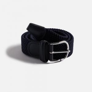 Ремень Anderson's Classic Stretch Woven Belt, темно-синий