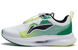 Детские кроссовки GS Low-top Standard Белые/изумрудно-зеленые Lining Young, зеленый