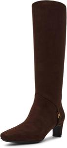 Женские ботинки Anne Klein Iverson средней высоты, Dk Brown