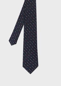 Галстук в горошек Paul Smith, цвет Navy 2