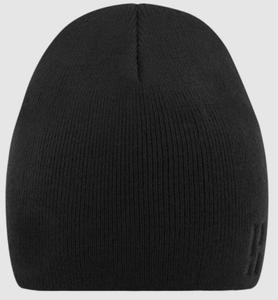 POEDERBAAS Черная зимняя шапка из полиэстера - унисекс, теплая и простая.