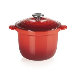 Чугунная жаровня эмалированная 18 см от Le Creuset, красный