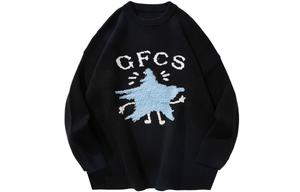 Джемпер унисекс GOLFCROSS, черный