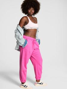 Спортивные брюки Ivy из флиса для кампуса Pink, limited edition sizzling strawberry foil graphic