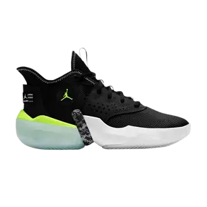 Кроссовки Jordan React Elevation PF 'Black Volt', черный