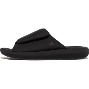 Сандалии FitFlop Iqushion City Sandals, черные, с регулируемым ремешком, модель HAWK188 Fitflop