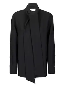 Рубашка с завязкой на шее ALBERTO BIANI, черный