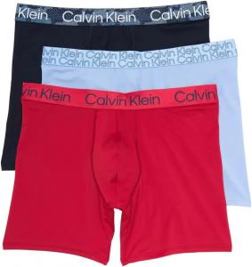 Трусы-боксеры Calvin Klein White Micro с принтом, NP2470O, Black(Np2470-461)/R_B