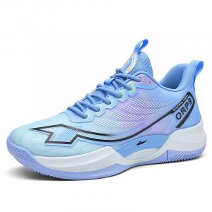 Баскетбольные кроссовки для детей и подростков с дышащей подошвой и противоскользящей амортизацией Kuding, розовый