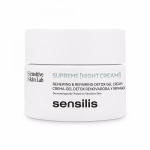 Крем против морщин Supreme real detox crema de noche Sensilis, 50 мл
