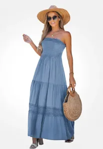 Длинное платье-футляр Cupshe, Light Blue