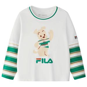 Футболка YUANTIANZHI,LIANMINGKUAN Cloud для детей 3-7 лет FILA KIDS, белый