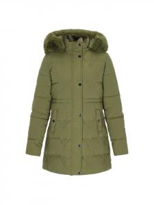Женское пальто оливкового цвета Usha