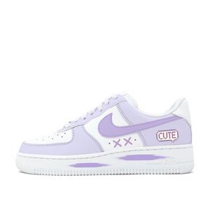 Nike Кроссовки для скейтбординга Air Force 1 с защитой от скольжения, износостойкие, женские, фиолетовые