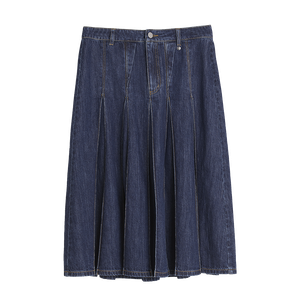 ELLE Повседневная длинная юбка Women's Dark Denim Blue
